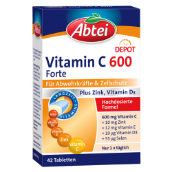 Abtei Vitamin C 600 Langzeit Depot Tabletten  - zurzeit nicht lieferbar