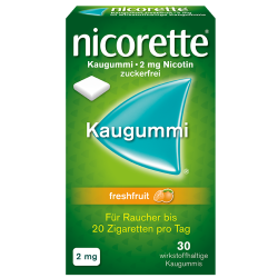 Nicorette Kaugummi Freshfruit 2mg 