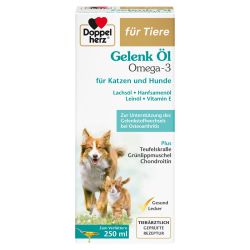 Doppelherz für Tiere Gelenk Öl für Katzen + Hunde 