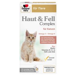 Doppelherz für Tiere Haut + Fell Complex für Katzen 