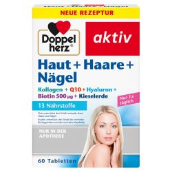 Doppelherz aktiv Haut + Haare + Nägel 