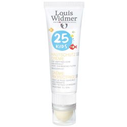 Louis Widmer Kids Hautschutz Creme 25 mit Lippenpflegestift 50 ohne Parfüm