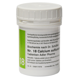 Schüßler Salz Nr. 18 Calcium sulfuratum