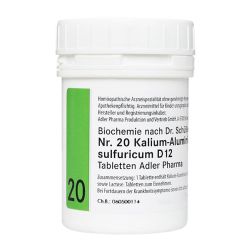 Schüßler Salz Nr. 20 Kalium-Aluminium sulfuricum 1000G