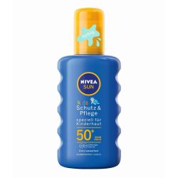 Nivea Kids Schutz & Pflege Sun-Spray LF 50+ farbig