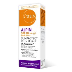 Ateia Alpin Sunprotect Plus Repair Gesichts & Lippensoftgel LSF 30