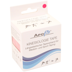 Apofit Kinesiologie Tape 5cm x 5m Pink
