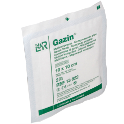 Gazin sterile Mullkompressen 8-fach 10 x 10cm