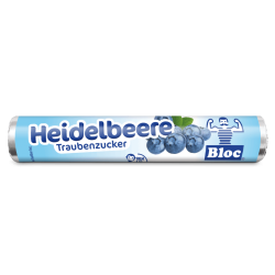 Bloc Traubenzucker Rollen Heidelbeere