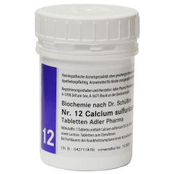 Schüßler Salz Nr. 12 Calcium sulfuricum