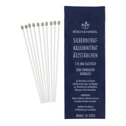 Silbernitrat-Kaliumnitrat Ätzstäbchen 10x115 mm elastisch
