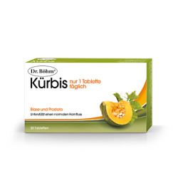 Dr. Böhm Kürbis nur 1 Tablette täglich