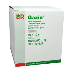 Gazin sterile Mullkompressen 10cm x 10cm