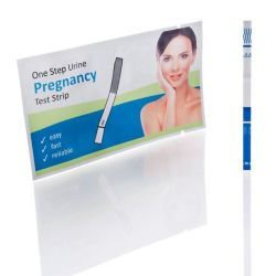 Schwangerschaftstest hcg (Frühtest) 10 mIU/ml One Step  - 50 Teststreifen - Packungsgröße zurzeit nicht lieferbar