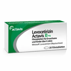 Levocetirizin Actavis Filmtabletten 5mg 30 Stück