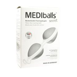 MEDIballs Beckenboden-Trainingskugeln Mint-Weiß