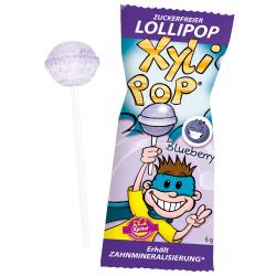 miradent XyliPOP Zahnpflegelolli Blaubeere