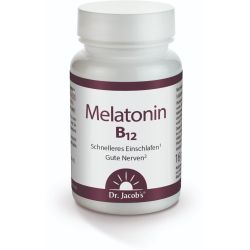Dr. Jacob’s Melatonin B12 60 Lutschtabletten 1 mg vegan