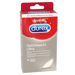 Durex Gefühlsecht Ultra Kondome - AUFGELASSEN