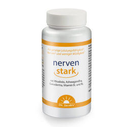 Dr. Jacob’s nervenstark Rhodiola Ashwaganda Reishi-Pilz