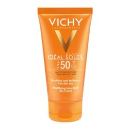 Vichy IDEAL SOLEIL Sonnenschutz Mattierendes Sonnen-Fluid Gesicht  LSF 50 