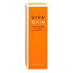 Viva Skin Nachtcreme Anti-Aging mit Vitamin C + E 
