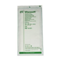 Vliwasoft Vlieskompressen Steril Vierfach 10cm x 20cm