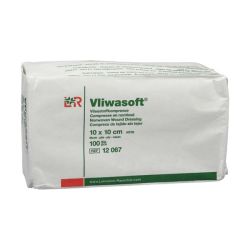 Vliwasoft Vlieskompressen unsteril 10cm x 10cm