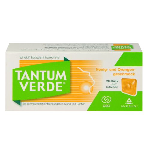 Tantum Verde 3mg - Pastillen mit Honig- und Orangengeschmack