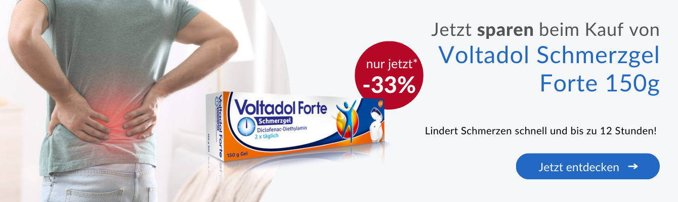 Voltadol Schmerzgel Forte 150g - wirkt gezielt und hält bis zu 12 Stunden an!
