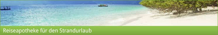 Reiseapotheke Strandurlaub